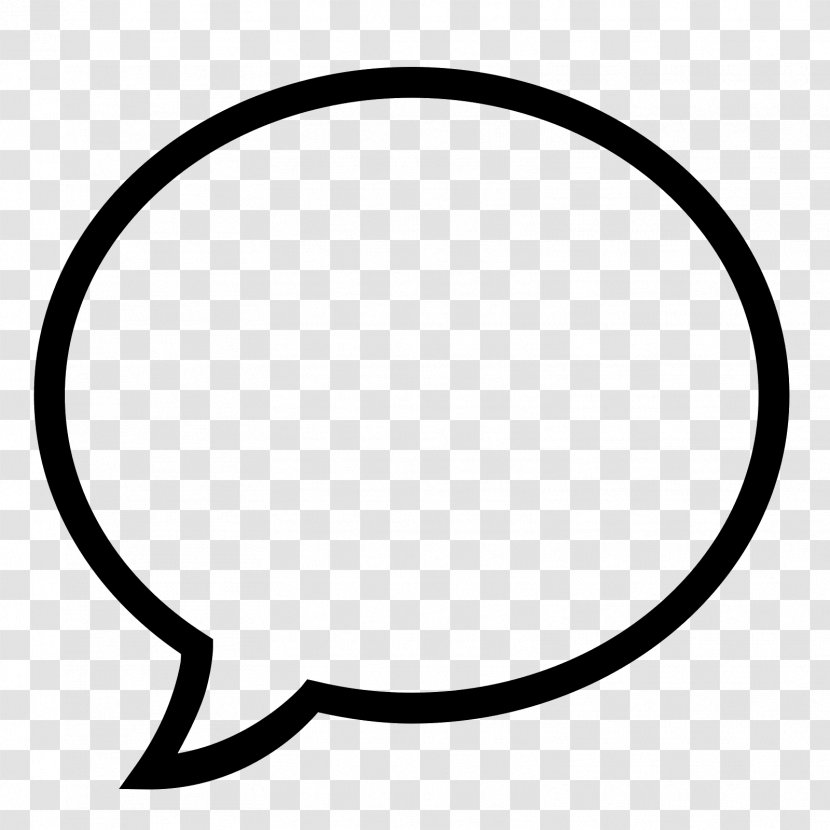 Speech Balloon Callout Download - Monochrome Photography - Bubble Left Transparent PNG