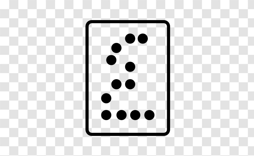 Dice Game Line Point Font - Rectangle Transparent PNG