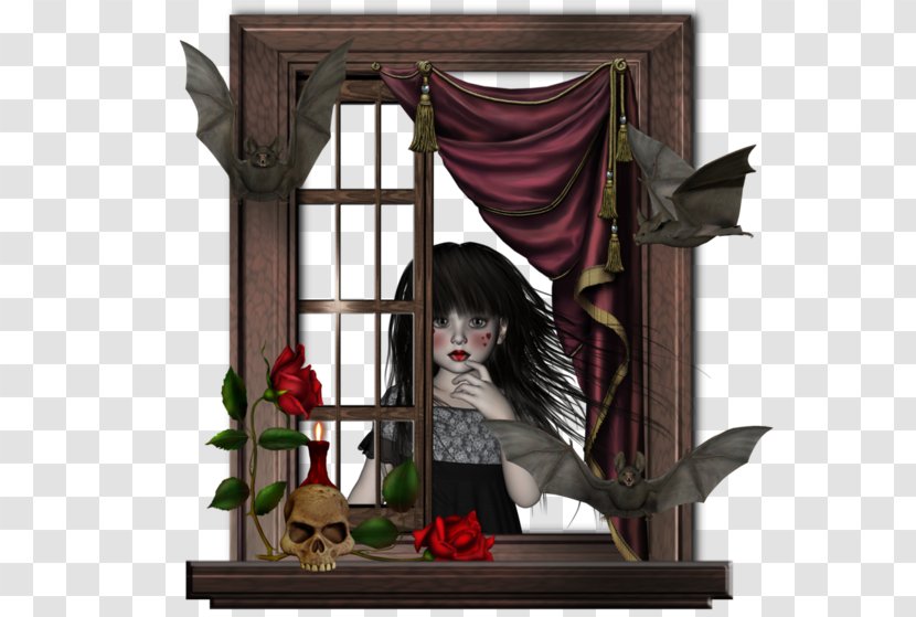 Halloween Window - Picture Frames Transparent PNG