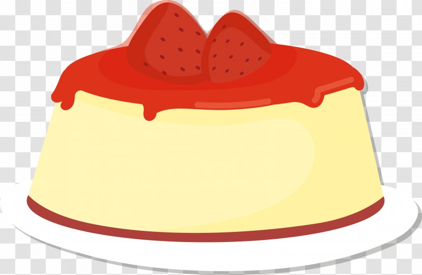 Cheesecake Torte Pudding Egg Amorodo - Oreo Cheese Cake - Hand Painted And Strawberry Jam Transparent PNG