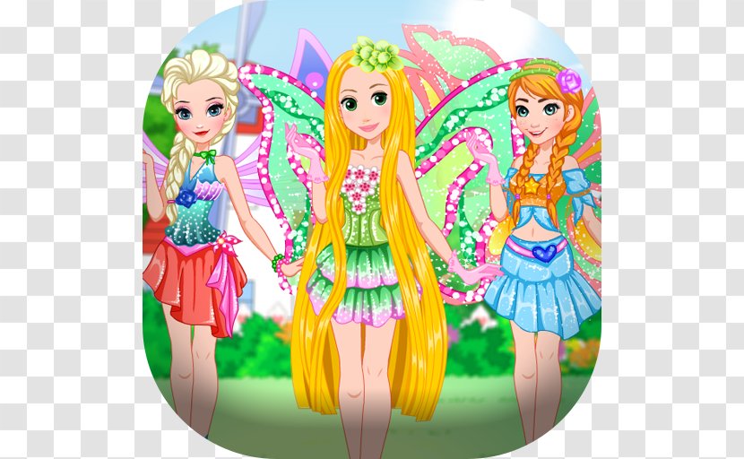 Barbie Fairy Figurine - Princess Dress Transparent PNG