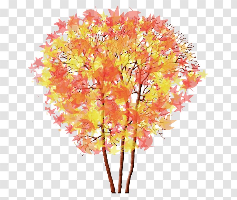 Clip Art Centerblog Maple Tree - Yellow - Alberi Ornament Transparent PNG