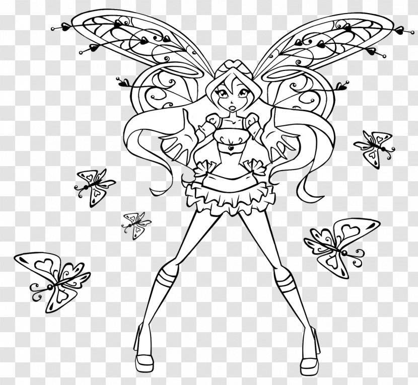 Bloom Tecna Winx Club: Believix In You Stella Musa - Drawing - Blooming Ink Sticks Transparent PNG