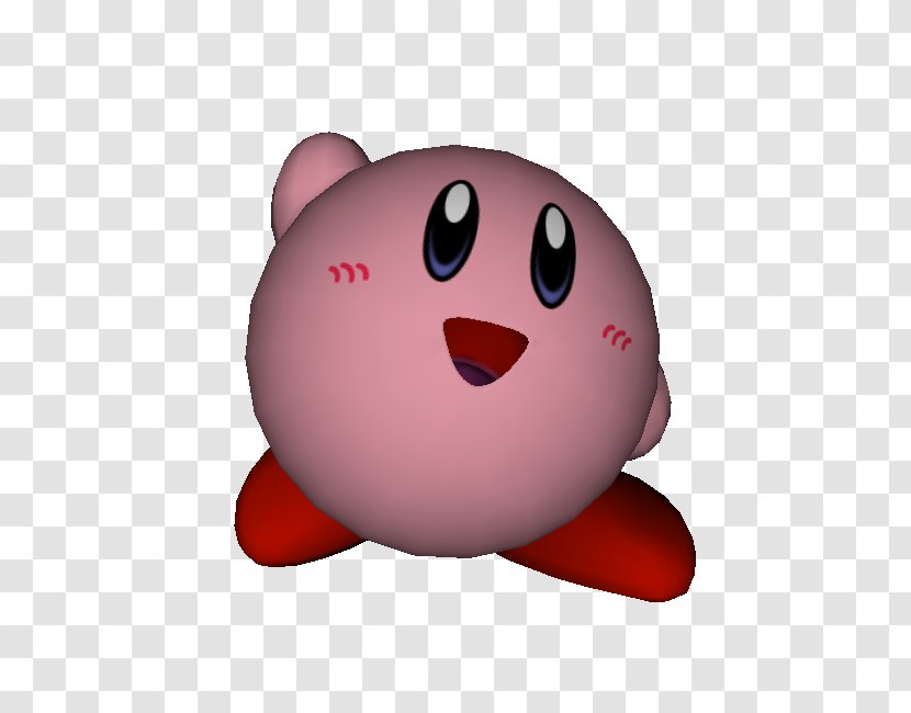 Super Smash Bros. Melee Brawl Kirby GameCube Clip Art - Nose - Kirby's Adventure Transparent PNG