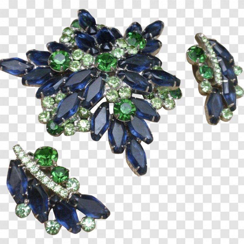 Sapphire Earring Body Jewellery Emerald Brooch - Jewelry Transparent PNG