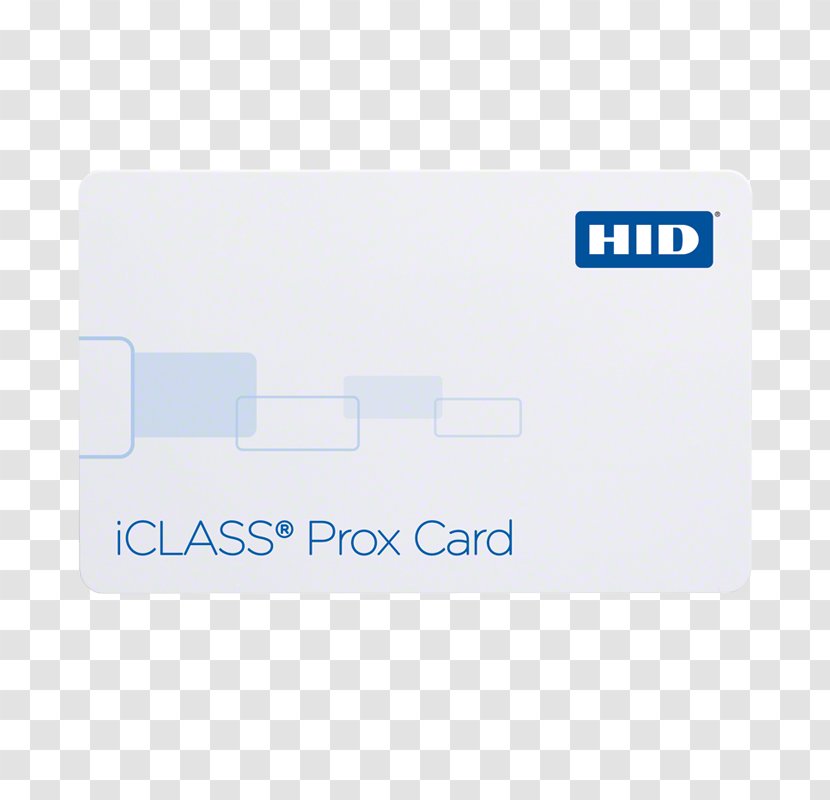 Proximity Card HID Global Contactless Smart Payment - Multimedia Transparent PNG