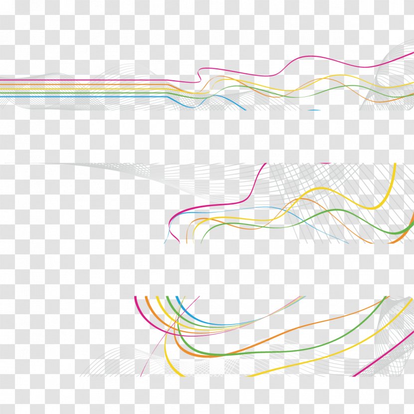 Area Pattern - Point - Color Wave Line Transparent PNG