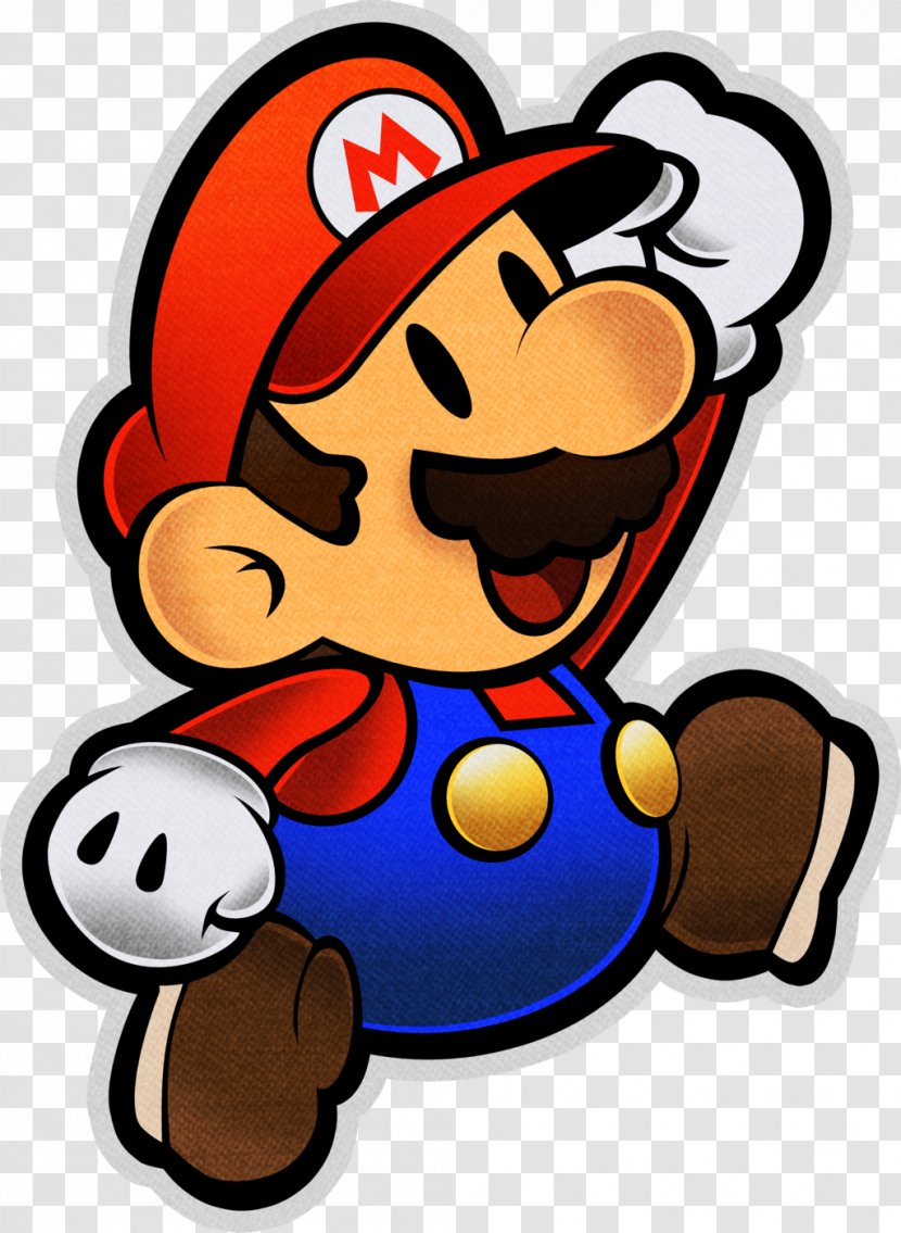 Super Paper Mario Mario: The Thousand-Year Door Sticker Star - Plumber Transparent PNG
