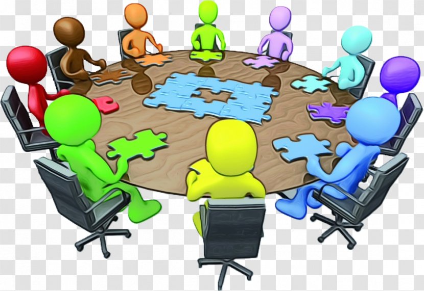 Social Group Sharing Table Collaboration Conversation - Paint - Games Team Transparent PNG