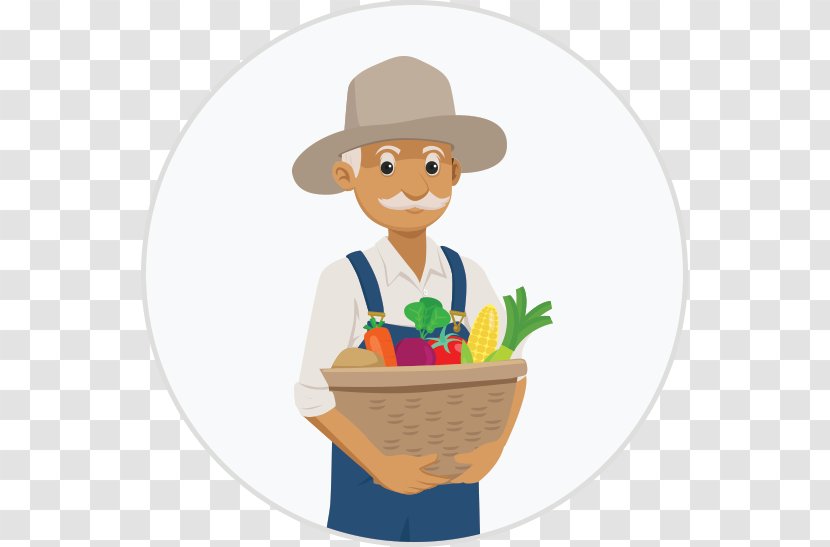 Farmer Agriculture - Selling Food Transparent PNG
