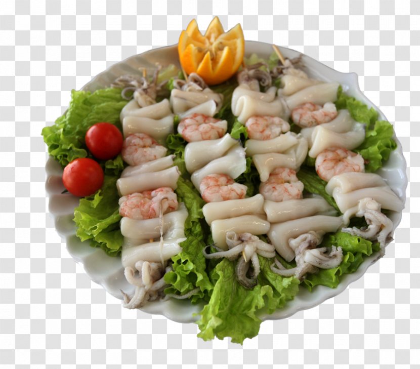 Squid As Food Hors D'oeuvre Chinese Cuisine Vegetarian - Ingredient - Calamari Transparent PNG