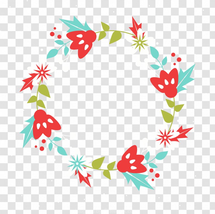 Christmas Wreath Free Content Clip Art - Tree - Vector Flat Transparent PNG