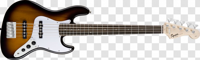 Fender Jazz Bass V Precision Mustang - Cartoon - Guitar Transparent PNG