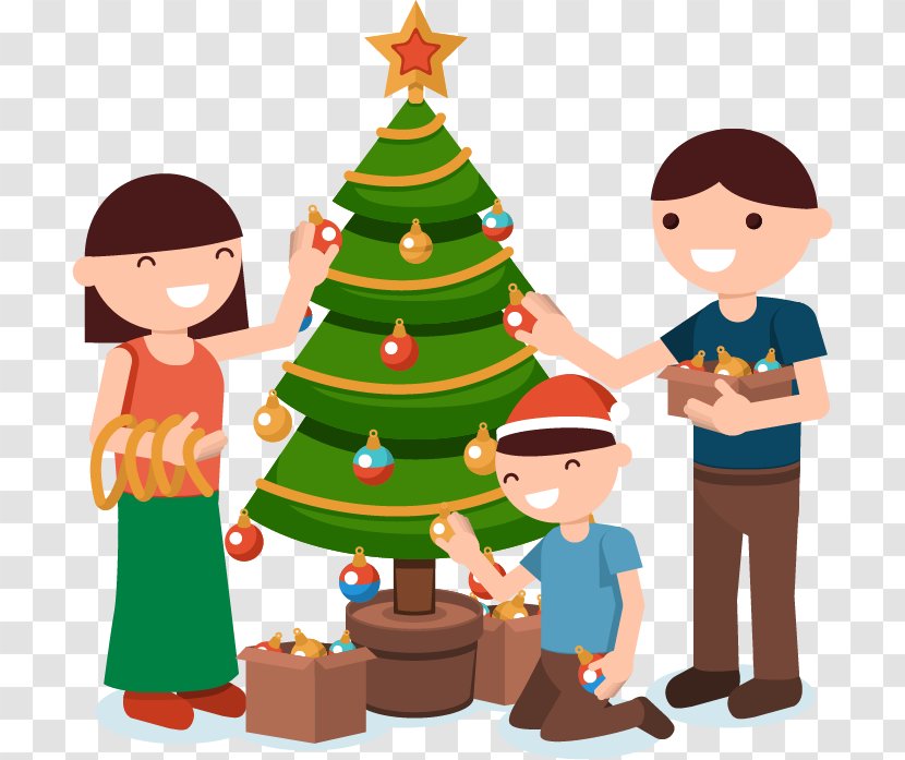 Family Reunion Christmas - Play - A Of Three People Transparent PNG