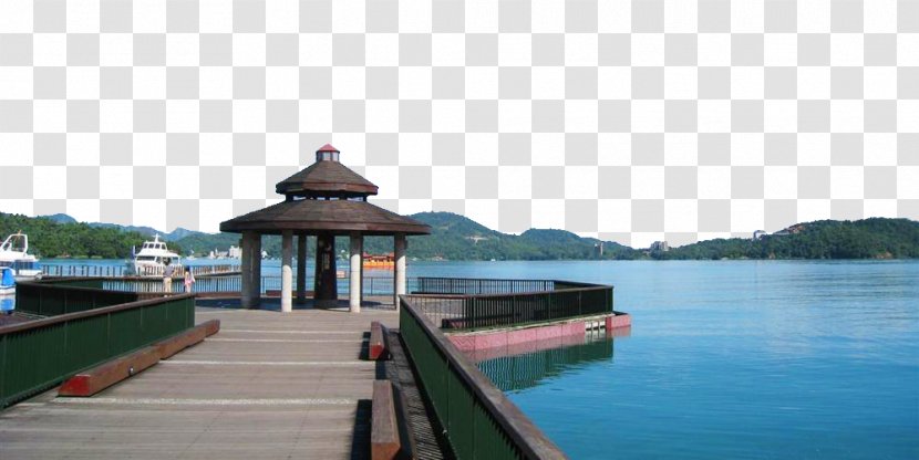 Lalu Island Sun Moon Lake National Scenic Area Shuishe Pier Plaza Alishan - Yuchi Nantou - Pavilion Transparent PNG