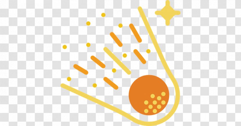Clip Art - Yellow - Comets Icon Transparent PNG
