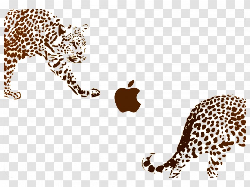 Leopard Cheetah Wall Decal Sticker Animal Print - Cat Like Mammal - Apple Shell Transparent PNG
