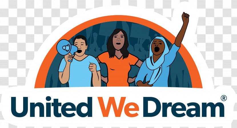 United We Dream Houston Organization Deferred Action For Childhood Arrivals Immigration - Blue - Rally Transparent PNG