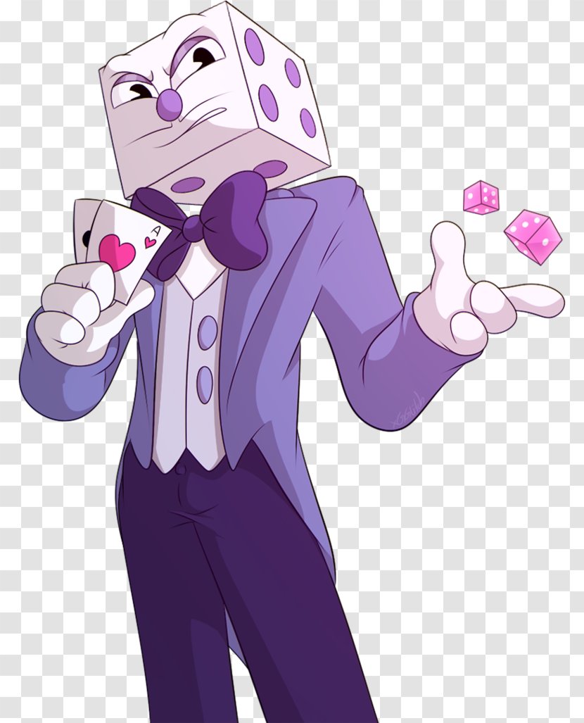 Cuphead Digital Art Drawing Fan - Dice Random Transparent PNG