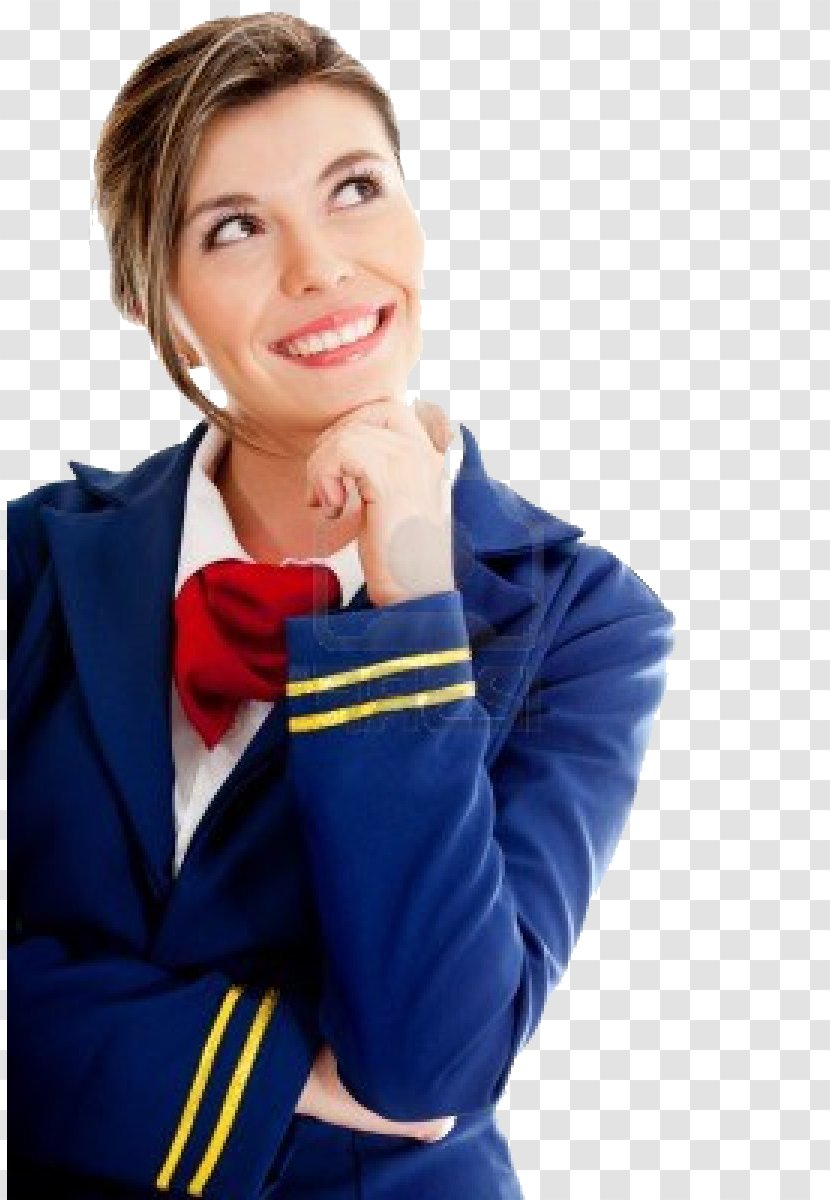 Airplane Flight Attendant Aircraft Cabin Aviation - Outerwear Transparent PNG