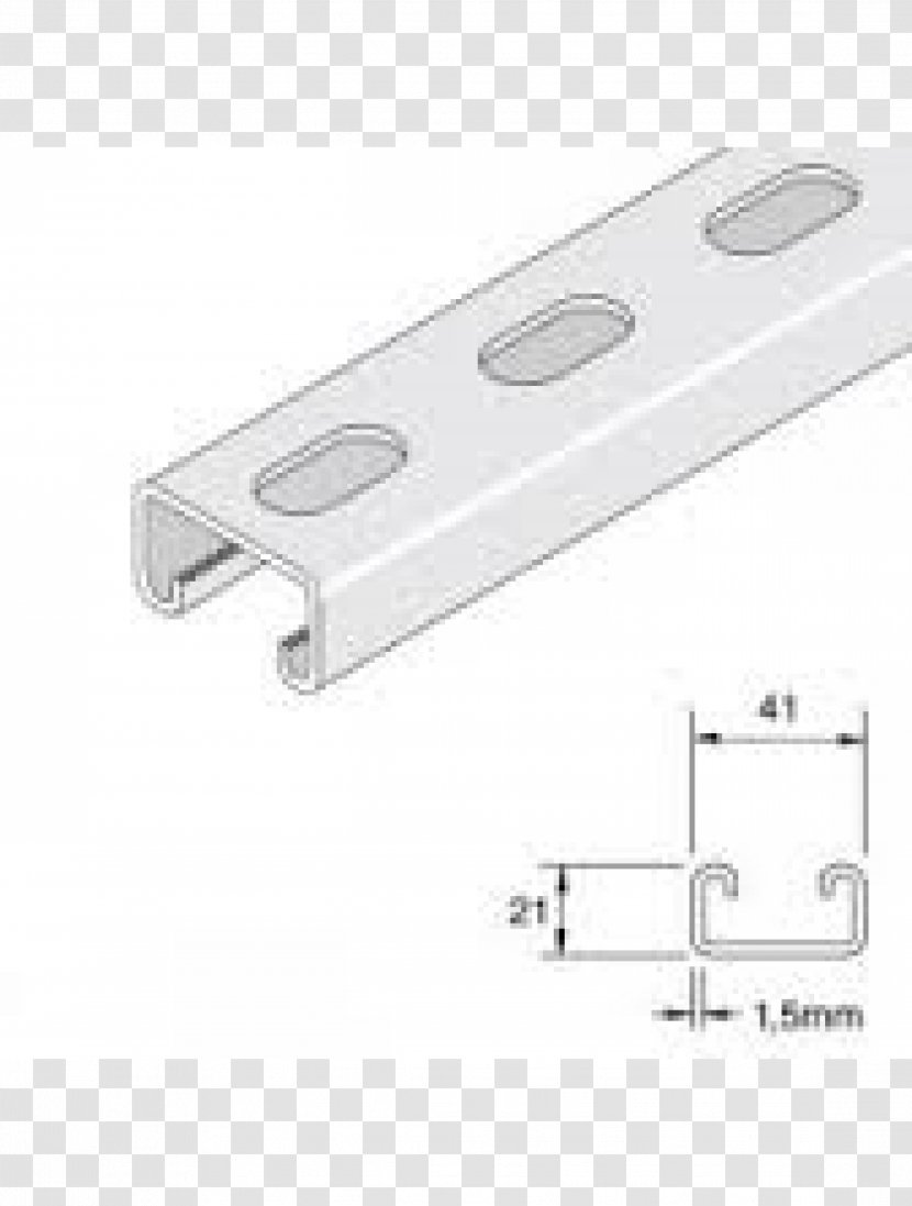 Strut Channel Hot-dip Galvanization Metro Fixings Ltd - Dimension Transparent PNG