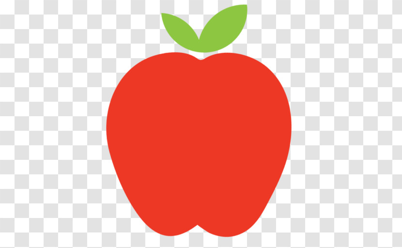 Apple Fruit Red Leaf Plant Transparent PNG