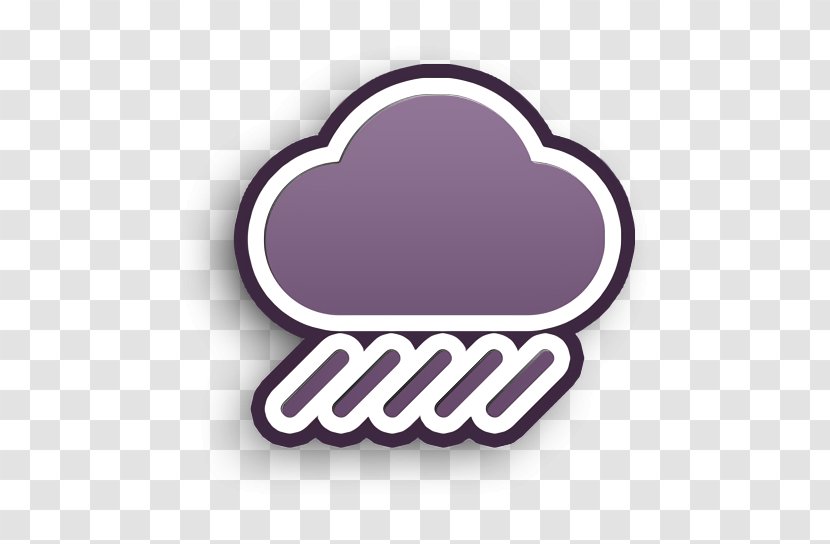 Cloud Icon Forecast Rain - Symbol Magenta Transparent PNG