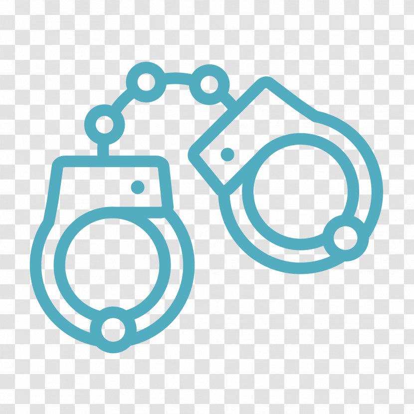 Handcuffs Arrest Criminal Law Brott Prison - Body Jewelry Transparent PNG