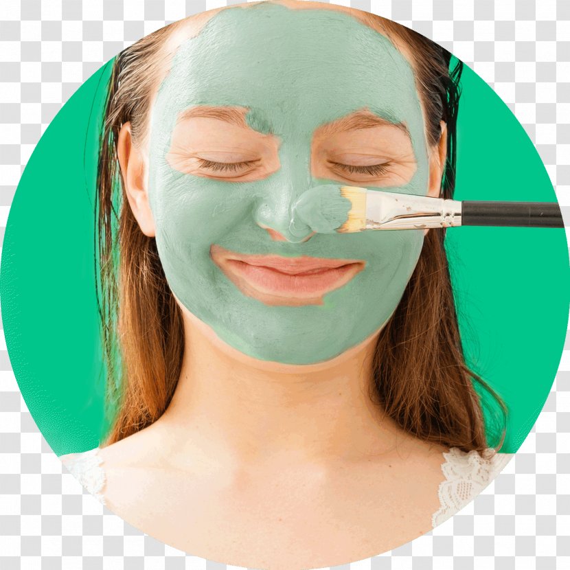Freeman Feeling Beautiful Mint & Lemon Clay Mask - Forehead Transparent PNG