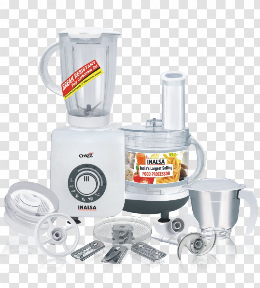 Food Processor Blender Juicer Mixer Home Appliance - Small Transparent PNG