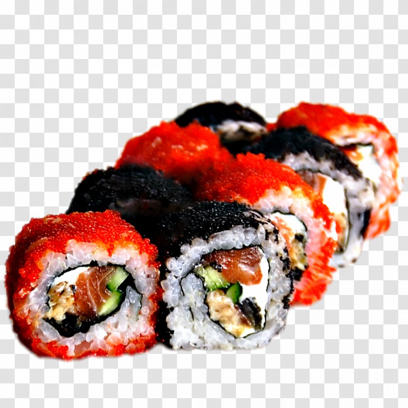 Sushi California Roll Gimbap Japanese Cuisine Makizushi Transparent PNG