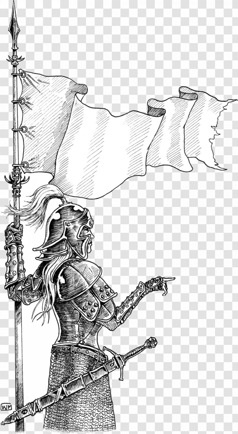Dungeon Crawl Classics Role-playing Game The Keep On Borderlands Sketch - Line Art - Weapon Magic Transparent PNG
