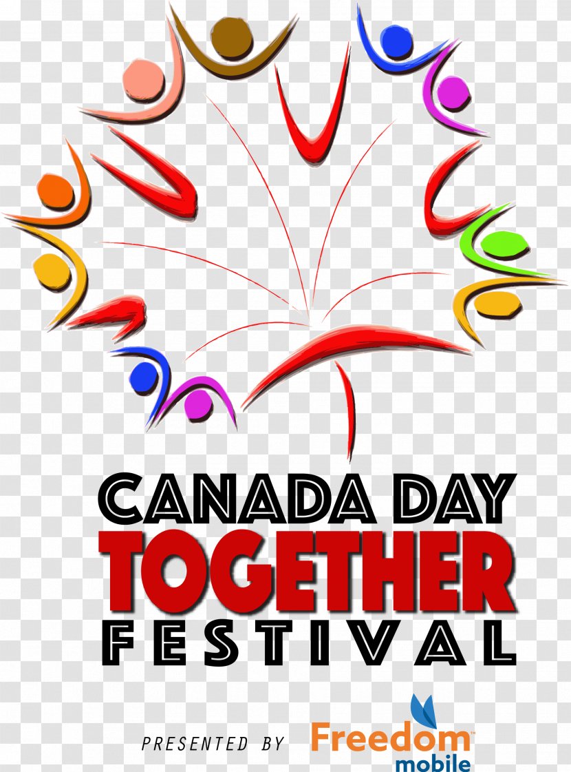 Together Festival 2018 Mississauga Canada Day Graphic Design 1 July - Artwork Transparent PNG