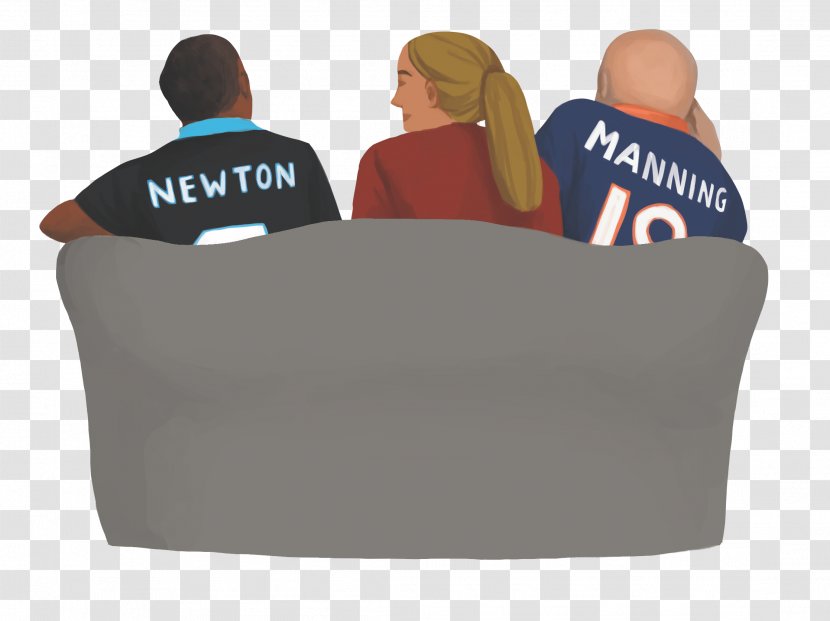 Carolina Panthers NFL Super Bowl 50 American Football Chair Transparent PNG