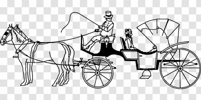 Horse-drawn Vehicle Carriage Barouche - Horse Like Mammal Transparent PNG