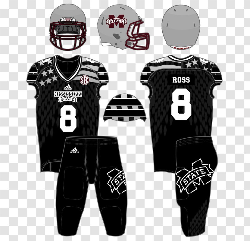 Jersey Mississippi State University Bulldogs Football Ole Miss Rebels Egg Bowl - Protective Equipment In Gridiron - American Transparent PNG