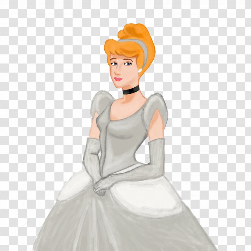 Dress Costume Design Gown Woman - Flower - Cinderella Transparent PNG
