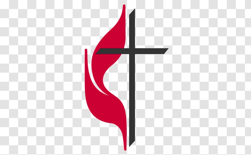 Cross And Flame United Methodist Church Methodism Women - Ash Wednesday 2019 Transparent PNG