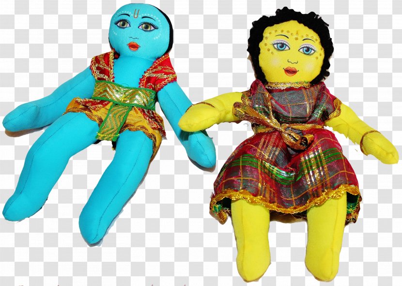 Radha Krishna Stuffed Animals & Cuddly Toys Doll - God Transparent PNG