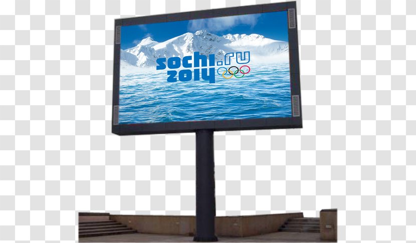 Sochi LCD Television 2014 Winter Olympics Computer Monitors LED-backlit - Monitor Transparent PNG