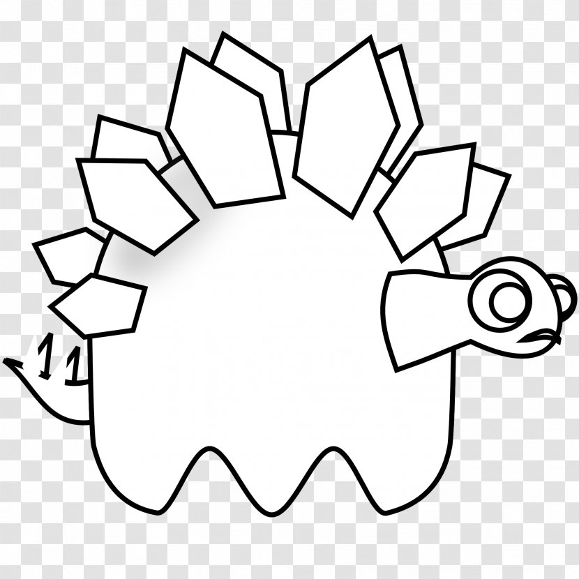 Coloring Book Black And White Clip Art - Organism Transparent PNG