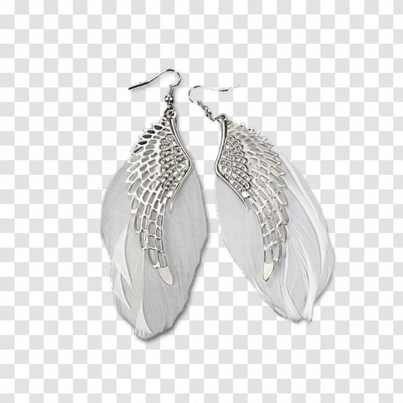 Earring Jewellery Fashion Feather Transparent PNG