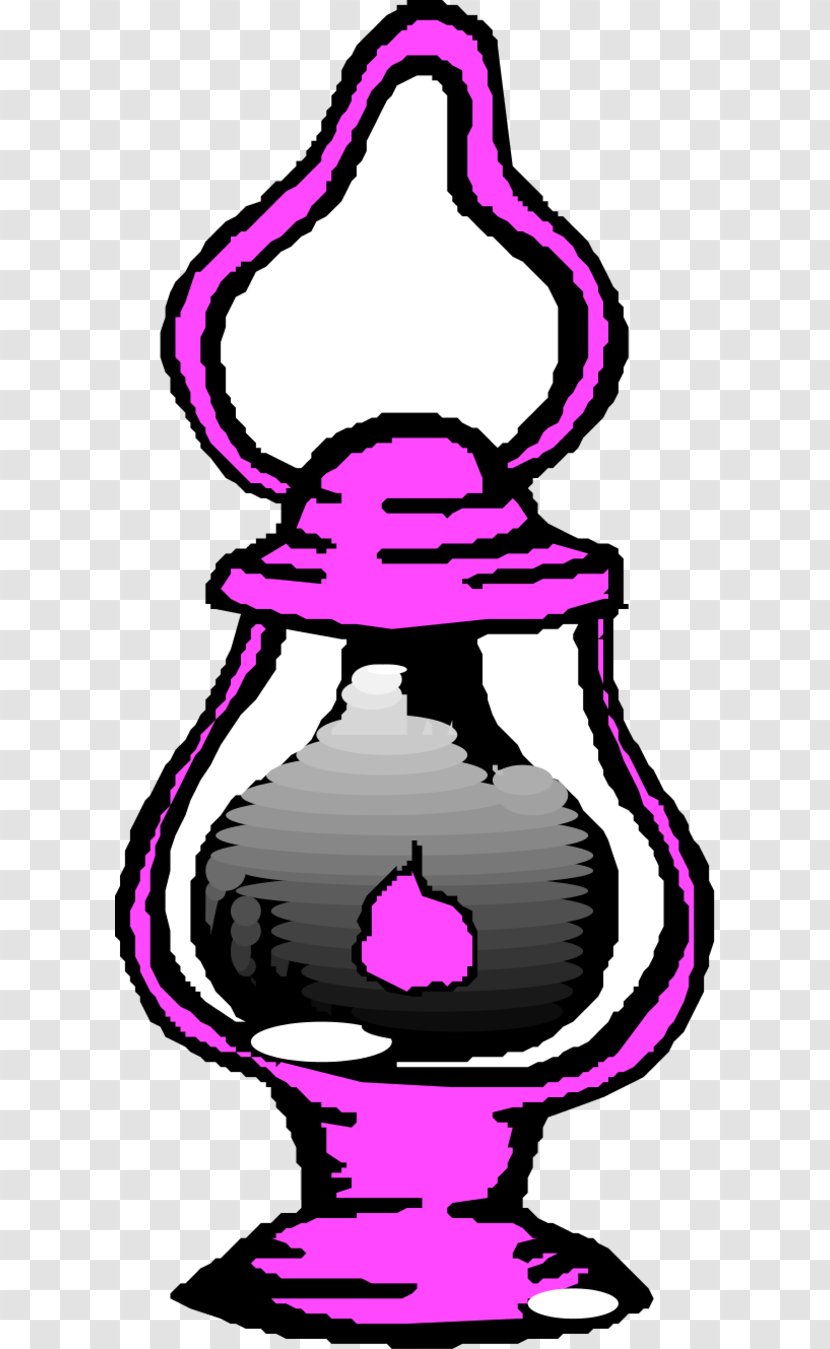 Oil Lamp Kerosene Lantern Light Clip Art - Magenta Transparent PNG