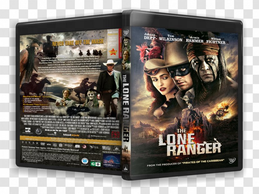 The Lone Ranger DVD Region Code Action Film Transparent PNG