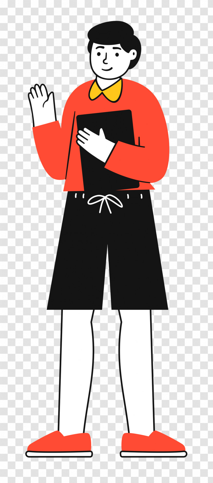 Boy Standing Transparent PNG