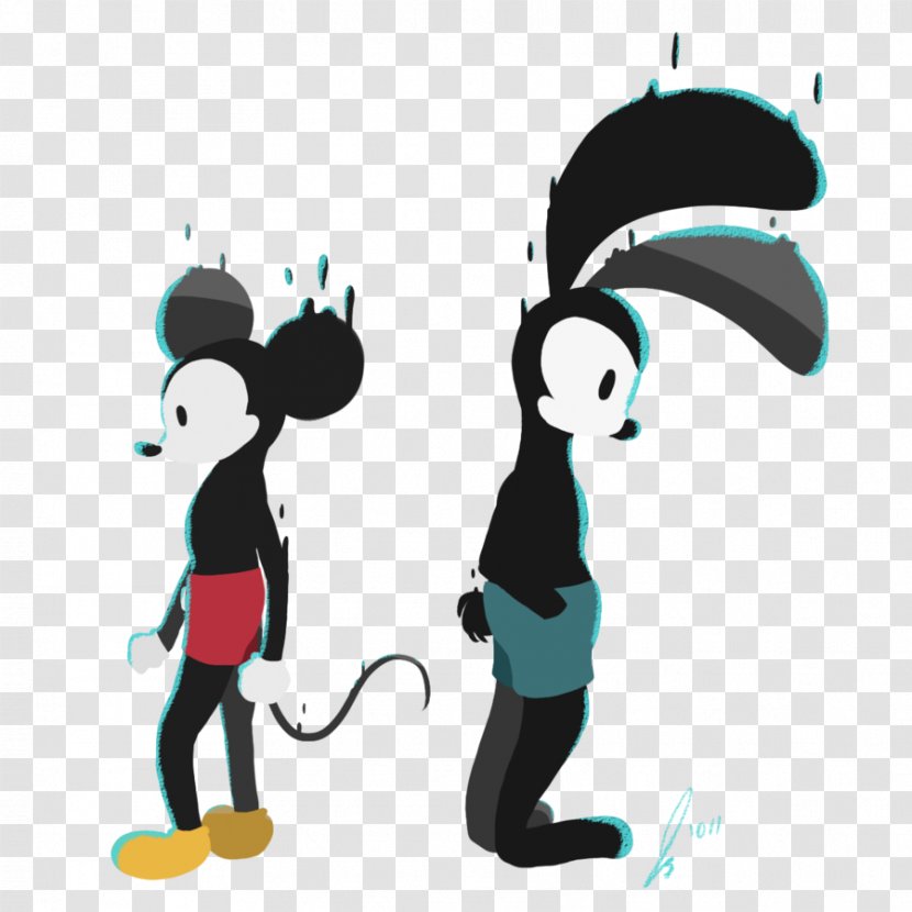 Cartoon Clip Art - Mammal - Oswald The Lucky Rabbit Transparent PNG