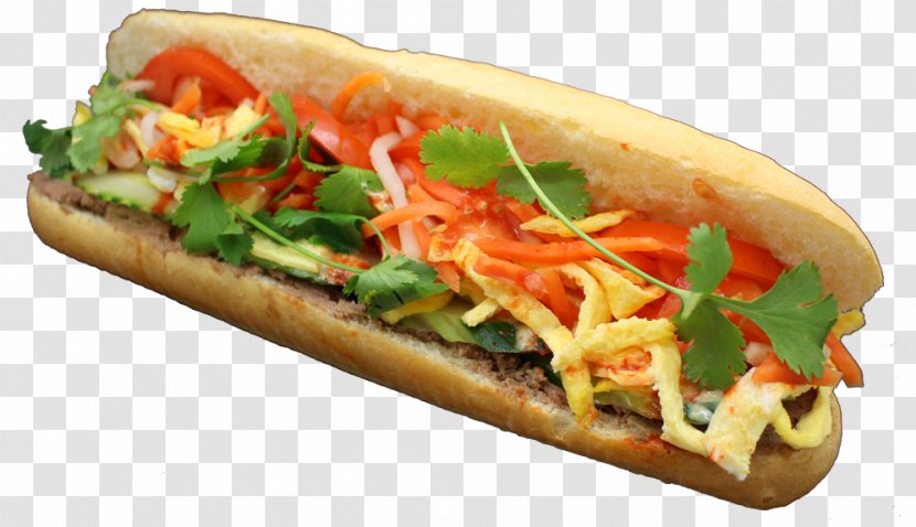 Bánh Mì Vegetarian Cuisine Tofu Food Vegetable - American - Banh Mi Transparent PNG