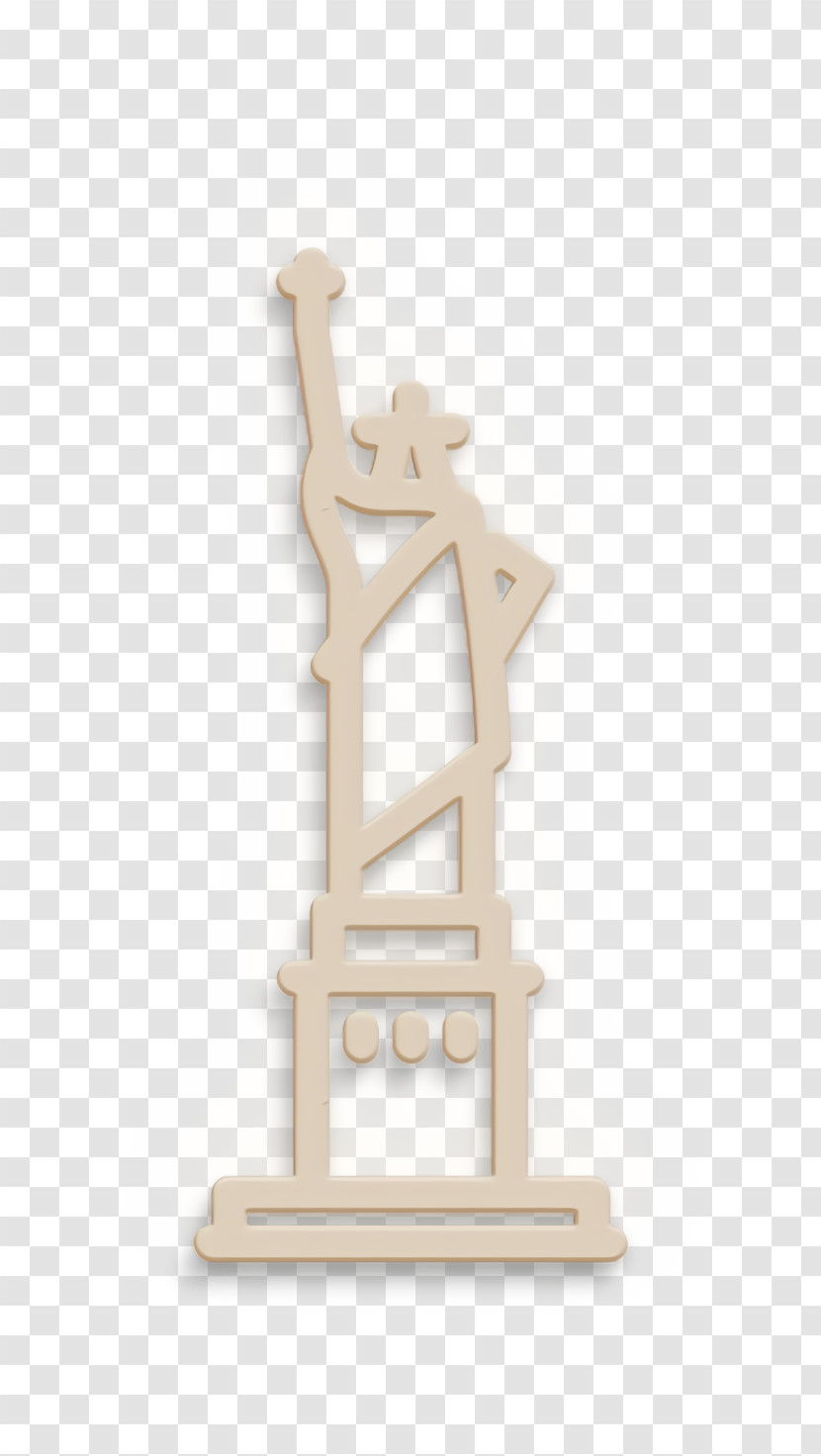 Statue Of Liberty Icon Linear Monuments Icon America Icon Transparent PNG