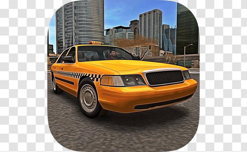 Taxi Sim 2016 Driving Simulator Crazy Taxi: City Rush Android - Simulation Video Game - Automotive Design Transparent PNG