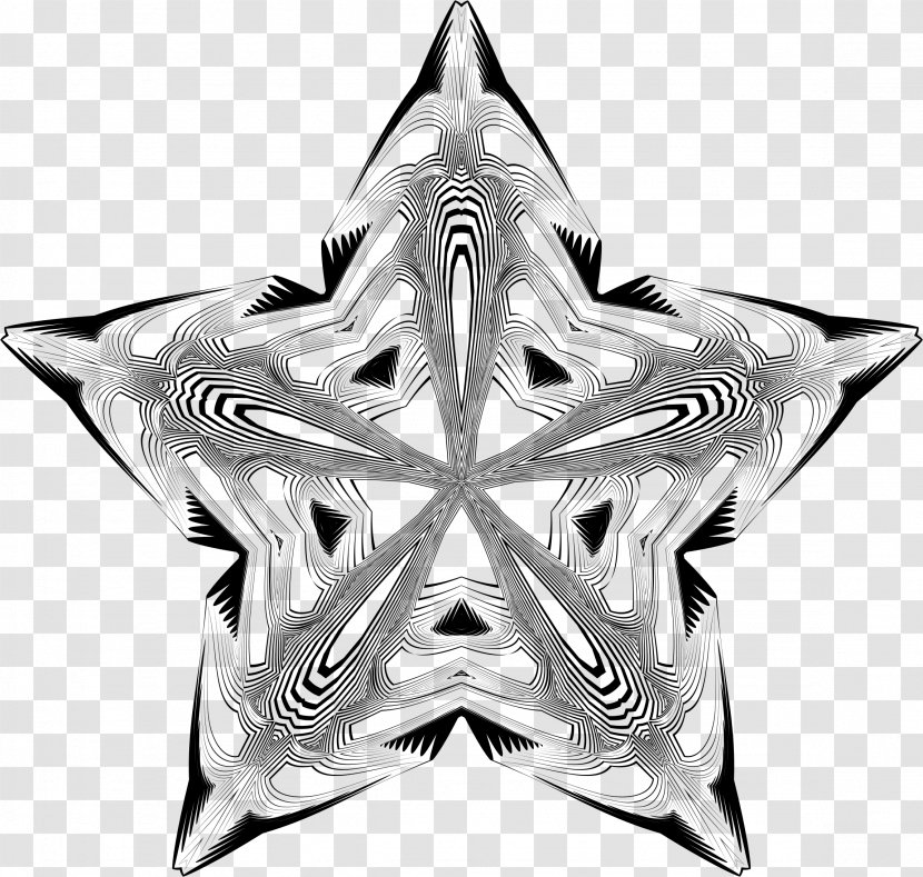 Symmetry Line Symbol Pattern - Triangle - 5 Star Transparent PNG